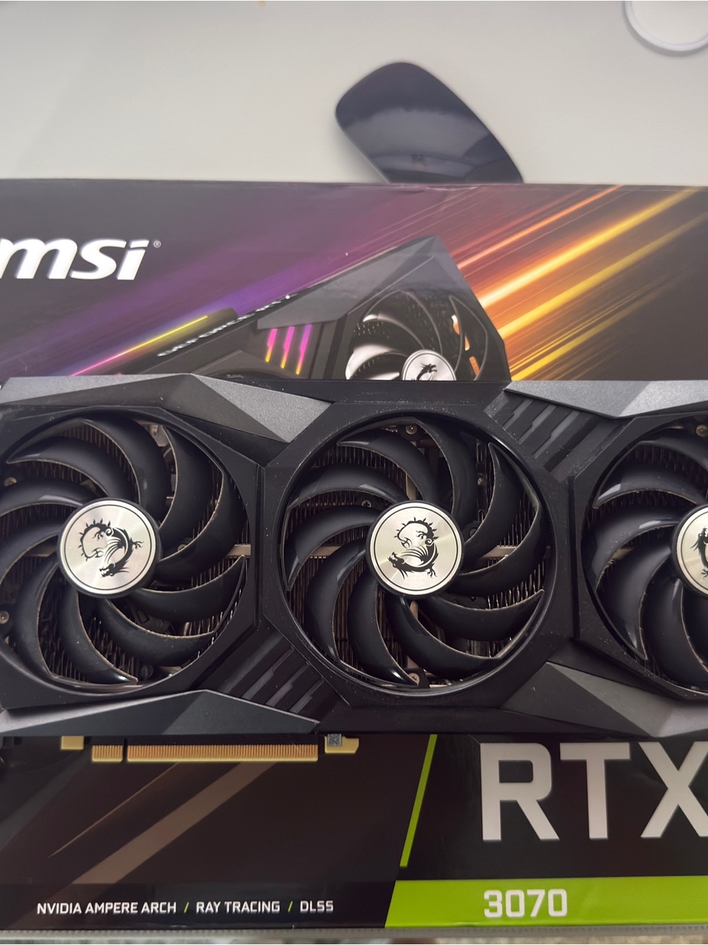 Graphics card (MSI GeForce RTX 3070)